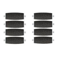 Fine Coarse Pedicure Refill Rollers For Pedi Perfect Electronic Pedicure Foot File, 8-pack, Professional Grade, Soft Touch Replacement Roller Heads (8 count)
