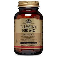 Solgar L-Lysine 500 mg, 50 Vegetable Capsules