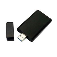 Ugthe External Storage Mini mSATA to USB 3.0 SSD Hard Disk HDD Box External Enclosure High Speed Case - Black