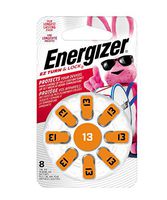 Energizer Hearing Aid Batteries Size 13, EZ Turn & Lock (8 Battery Count)