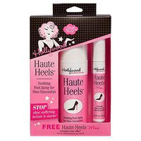Hollywood Fashion Secrets Haute Heels foot care, works for all types of shoes, Value Pack 4 oz & 0.5 oz