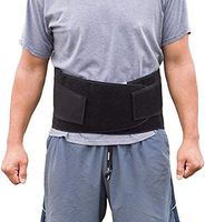 Pro Ice Back Ice Wrap Lumbar Support for Lower Back Pain Relief, Pinched Nerves, Sciatica - Ice Packs Included (X-Large)