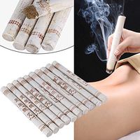 10Pcs Moxa Rolls, Old Pure Moxa Stick Moxibustion Sticks Household Acupoint Massage for Beauty Moxibustion Tool