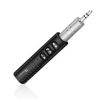 Mini Bluetooth Receiver,Areson Bluetooth Car Aux Adapter Headphone Receiver 3.5mm Stereo Output Wireless Car Kits Hands-Free Audio Adapter for Home Audio/Car Stereo System (Black)