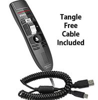 YBS Philips LFH3510-CC SpeechMike Premium with Precision Microphone and USB Coiled Cord - Slide Switch Operation