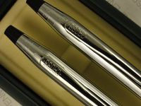 Cross Made in the USA Classic Century Polished Chrome Ball-point Pen and 0.5MM Pencil Set