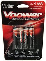 Vivitar V-4AAA-ALK AAA Alkaline Batteries, 4 Count
