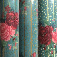 1 Roll The Pioneer Woman Vintage Floral Christmas All Occasion Gift Wrapping Paper 80 sq ft