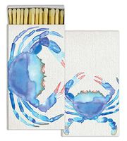 HomArt Matches - Watercolor Crab (Set of 6)