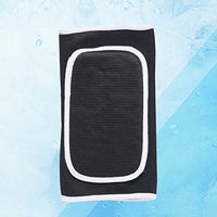 LIOOBO 1PC Sports Fitness Elbow Pad Elbow Brace Knitted Thick Sponge Elbow Sleeve for Basketball Weightlifting Yoga Pilates Workout Black