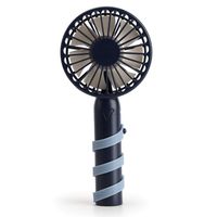 Cabf Handheld Fan, USB Fan, Portable Fan with 1200mAh Battery Capacity,3 Adjustable Wind Speed for Indoor or Outdoor Traveling (Navy)