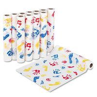 Graham Tiny Tracks Pediatric Exam Table Paper Rolls, 18" x 125`, 12 Rolls per Carton