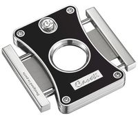 Visol Products Caseti Dion Double Guillotine Cigar Cutter, Black