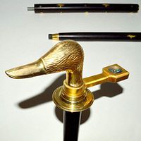 Nautical Gift Decor Designer Brass Victorian Handle Wooden Vintage Walking Cane Antique Style Stick