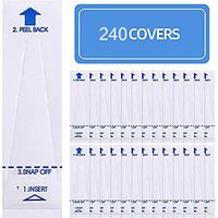 melupa 240 Pack Digital Thermometer Probe Covers - 4.74 x 1.10 Inches - Disposable Universal Covers for Oral, Armpit, Rectum Electronic Thermometer - Disposable, Safe and Sanitary