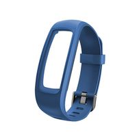 Bullker Compatible with ID107/Lite/HR/Pro, ID107Plus HR/Pro/Lite Waterproof Watch Strap Wrist Band for ID 107 107Plus HR Pro Lite Smart Bracelet - Blue