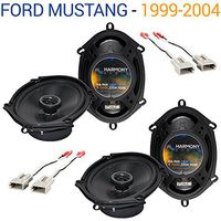 Compatible with Ford Mustang 1999-2004 Factory Speaker Replacement Harmony (2) R68 Package New