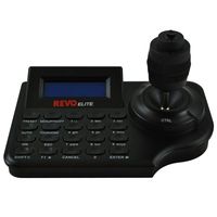 REJCPTZ-2 Elite Universal PTZ CCTV Joystick+Keyboard Controller (Black)w/d Backlit LCD Screen, Pan-Tilt-Zoom-Focus-Iris-Twist-Control Adjustments