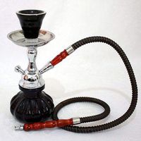Black Beatle 1 Hose Hookah and Water vase Sale Cheap narghile Pipes for Shisha Smoking Chicha narguile