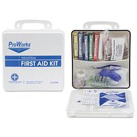 HOS2107 - Hospeco Health Gards First Aid Kit, 50 Person, 290 Pieces, 9 3/4 In X 14 In X 2 3/4 In