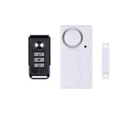 SABRE Door/Window Alarm with Remote - Simple DIY Home Security for Doors or Windows, Burglar Alarm with Loud 120 dB Siren, Set Alarm from a Distance with Remote - Easy to Install