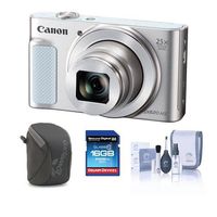 Canon PowerShot SX620 HS Digital Camera, Silver - Bundle with Camera Case, 16GB SDHC Card, Cleaning Kit