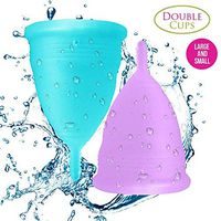 Period Menstrual Cup Reusable Comfortable, Sensitive Period Menstrual Cup Set Heavy Flow, Menstrual Period Cup Cleaner, Menstrual Period Cups For Women Beginner, Menstrual Cup Wash Holder Storage (S)