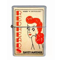 Redhead Germany Match Retro Wind Proof Dual Torch Refillable Lighter D-542