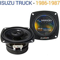 Compatible with Isuzu Truck 1986-1987 Factory Speaker Replacement Harmony R4 Speakers Package