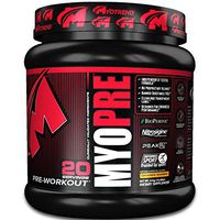 MYOPRE- Orange Mango / 414g / NITROSIGINE® - PEAK02™ – Energy, Laser Focus, Extreme Muscle Pumps & Training Intensity – Transparent Label