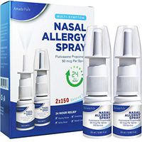 Amada Pure Allergy Relief Nasal Spray, Fast Acting, Provides Relief for Nasal Allergies Like Congestion, Sneezing, Runny Nose, Itchy Nose, 24 Hour Non-Drowsy, 300 Sprays (Pack of 2)