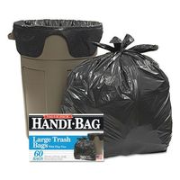 Handi.Bag Trash Bags, 30gal.65mil, 30 x 33, Black, 60 bags/Box (1)
