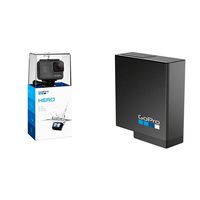 GoPro HERO Waterproof Digital Action Camera for Travel with Touch Screen and Rechargeable Battery