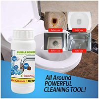 Leadmall Powerful Pipe Cleaner | Powerful Drain Cleaner Chemical Powder Agent |Drain Opener for Pipe Dredging | Kitchen Toilet Pipe Dredging Quick Cleaning (1PC 100g Dredging Quick Cleaning)