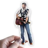 Grantedesigns Blake Shelton Country Sticker Decal for Laptop or Any Flat Surface