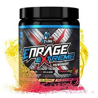 eFlow Nutrition Enrage Extreme High Stimulant Pre Workout Supplement - Pre Workout Powder to Boost Energy, Pumps and Strength -Strawberry Lemonade (40 Servings)