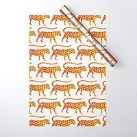 Society6 Wrapping Paper, Pack of 5, Jaguar Pattern by Cat Coquillette