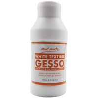Mont Marte Premium White Texture Gesso Acrylic Medium 8.45oz (250ml)