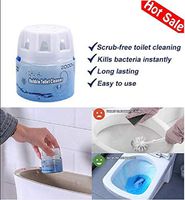 Sonmer Automatic Toilet Bowl Cleaner, Bathroom Toilet Flush Bottled Helper Blue Bubble New Generation-2000 Times Flushes (1PC)
