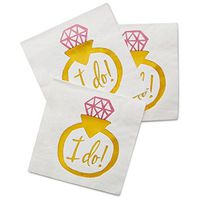 Hallmark - I Do Beverage Napkins, Pack of 16 (16)