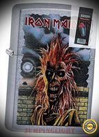 29433 Iron Maiden Album Cover 1980 Eddie The Head Lighter with Flint Pack - Premium Lighter Fluid (Comes Unfilled) - Made in USA!