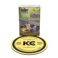 Bundle - 2 Items Juicy Hemp Wraps Grape with KC Counter Mat (Half Box (12 Packs))