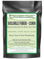 Fiber (Corn) - Soluble Non-GMO Digestion-Resistant Pre-Biotic Corn Fiber - Natural Instatized Powder, 12 oz (340 g)