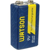 Watson 9V Rechargeable NiMH Battery (250mAh)(4 Pack)