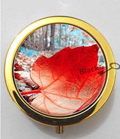 BlackKey Autumn Season 3-Compartment Decorative Pocket Gift Box Case Organizer for Pill, Color 2 -846