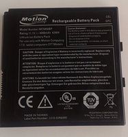 Motion Computing additional battery for F5 F5T F5V tablet. MC5450BP Part: 507.201.02 - Black