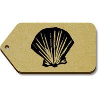 Azeeda 10 x 'Sea Shell' 66mm x 34mm Gift Tags (TG00056477)