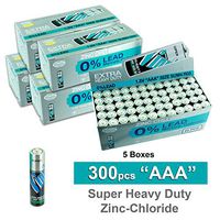 5X 60Pc AAA VINNIC Super Heavy Duty Eco Friendly Batteries Replaces LR03, MN2400, R03P, SUM4, LR3, HP16, AM4, 4003, E92, 824, K3A, R3, UM4, UM-4, 24A, Micro, Microlight, Potlood, R03, PC2400