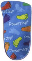 Powerstep Kid's PowerKids Shoe Insoles, Blue, Toddler Size 13 - Youth Size 1