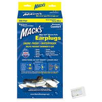Mack's Pillow Soft Silicone Earplugs - 200 Pair Dispenser - The Original Moldable Silicone Putty Ear Plugs for Sleeping, Snoring, Swimming, Travel, Concerts and Studying